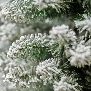 Искусственная елка Pensil Pine заснеженная 240 cм, ПВХ Winter Deco фото 7