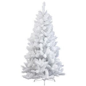 Искусственная белая елка Эдмон заснеженная 210 см, ПВХ Kaemingk фото 1