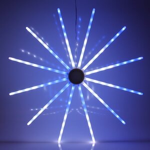 Светодиодная фигура Огненный Круг 70 см, 96 RGB LED ламп, IP20, уцененная Serpantin фото 6