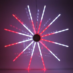 Светодиодная фигура Огненный Круг 70 см, 96 RGB LED ламп, пульт управления, IP20 Serpantin фото 3