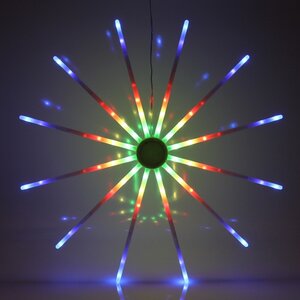 Светодиодная фигура Огненный Круг 70 см, 96 RGB LED ламп, IP20, уцененная Serpantin фото 4