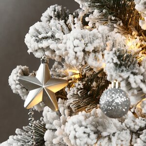 Искусственная елка с гирляндой и игрушками Лапландия: Arctic Story заснеженная 210 см, 700 теплых белых LED, контроллер, ПВХ Winter Deco фото 7