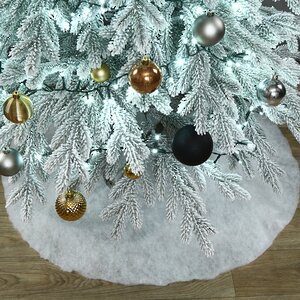 Искусственная елка с гирляндой и игрушками Финская: Christmas Jazz заснеженная 210 см, 700 холодных белых LED, контроллер, ЛИТАЯ 100% Winter Deco фото 10