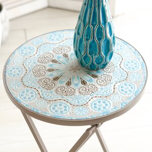 Складной кофейный столик с мозаикой Лионель 67*36 см Kaemingk фото 2