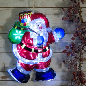 Панно "Санта" 50 см, уличное, 15 LED ламп Star Trading фото 1