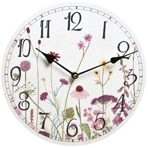 Настенные часы в стиле Прованс - Полевые цветы Руссийона 29 см Kaemingk фото 1
