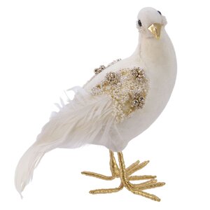 Декоративная фигура Белоснежный Голубь - Версальская Пташка 23 см Kaemingk фото 1
