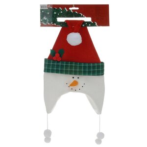 Рождественская шапочка Снеговик, 20 см Koopman фото 1