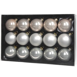 Коллекция стеклянных шаров Перламутр 5.5 см, 15 шт Koopman фото 1