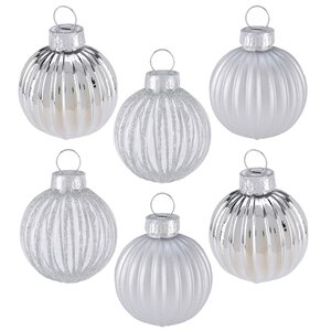 Набор стеклянных шаров Silver Glance 4 см, 12 шт Koopman фото 3