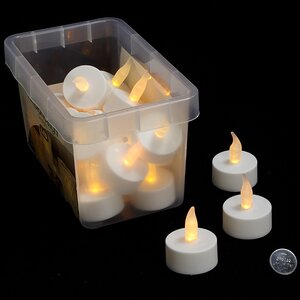 Набор светодиодных чайных свечей в коробке, 24 шт Koopman фото 1