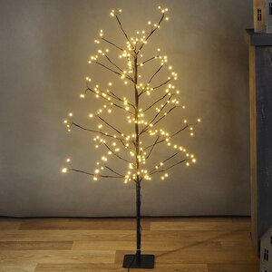 Светодиодное дерево Maja 120 см, 240 теплых белых BIG LED ламп, таймер, IP44 Koopman фото 1