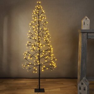 Светящаяся елка Бруклин 150 см, 280 теплых белых LED ламп, IP44 Koopman фото 1
