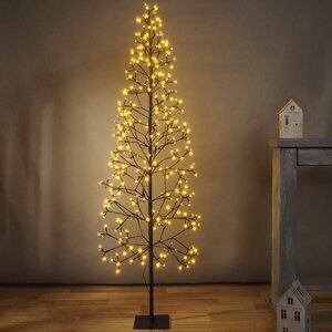Светящаяся елка Бруклин 180 см, 400 теплых белых LED ламп, IP44 Koopman фото 1