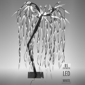 Светодиодная ИВА 85 см, уличная, 228 ХОЛОДНЫХ БЕЛЫХ LED ламп Koopman фото 1