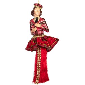 Елочная игрушка Леди МакАлистер - Royal Tartan 25 см, подвеска Goodwill фото 1