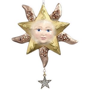 Елочная игрушка Звезда Даниэла из Поднебесья 10 см, подвеска Goodwill фото 1
