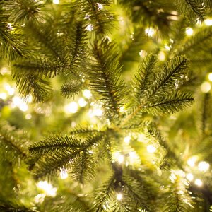 Искусственная елка с лампочками Барокко Премиум 210 см, теплые белые LED, ЛИТАЯ + ПВХ GREEN TREES фото 4