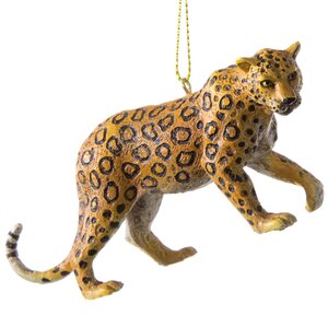Елочная игрушка Сафари - Леопард 12 см, подвеска Kurts Adler фото 1