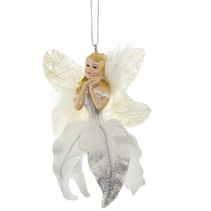 Елочное украшение Маленький Ангел-Фея 7 см, подвеска Kurts Adler фото 4
