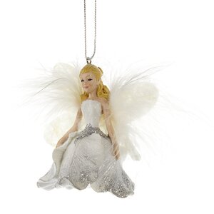 Елочное украшение Маленький Ангел-Фея 7 см, подвеска Kurts Adler фото 5