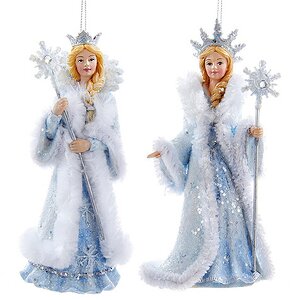 Елочная игрушка Снежная Королева в короне 14 см, подвеска Kurts Adler фото 2