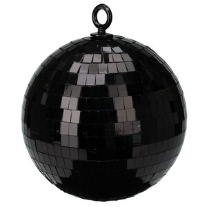 Новогоднее украшение Зеркальный Диско шар Black 15 см Koopman фото 1