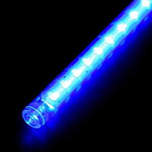 Светодиодная гирлянда Тающие Сосульки 5*0.3 м, 160 синих LED ламп, черный ПВХ, 5 м, IP44 BEAUTY LED фото 2