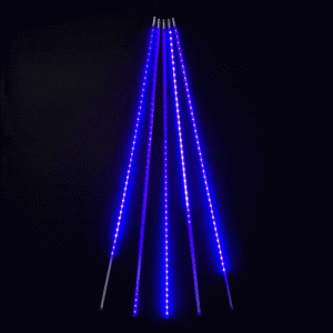 Светодиодная гирлянда Тающие Сосульки 5*1 м, 480 синих LED ламп, черный ПВХ, 5 м, IP44 BEAUTY LED фото 3