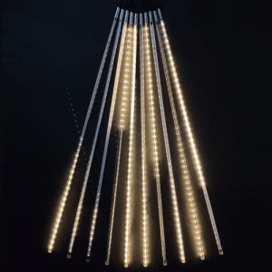 Светодиодная гирлянда Тающие Сосульки 10*0.5 м, 720 теплых белых LED ламп, черный ПВХ, 10 м, IP44 BEAUTY LED фото 4