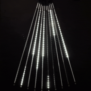 Светодиодная гирлянда Тающие Сосульки 10*0.5 м, 720 холодных белых LED ламп, черный ПВХ, 10 м, IP44 BEAUTY LED фото 4