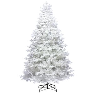 Искусственная белая елка Сапфир 155 см, ЛИТАЯ 100% Царь Елка фото 1