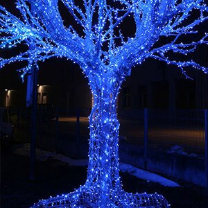 Клип Лайт - Спайдер Quality Light 60 м, 600 синих LED, прозрачный ПВХ, IP44 BEAUTY LED фото 1