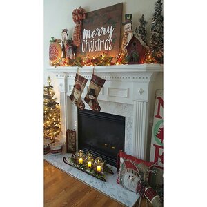 Носок рождественский "Снеговичок с шоколадной отделкой", 38 см Holiday Classics фото 2