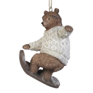 Елочная игрушка Медведь Льюис - Медвежьи Радости 10 см, подвеска Goodwill фото 1