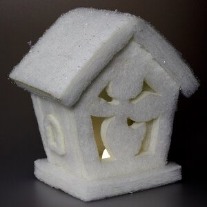 Композиция "Снежный домик", 18 см, подсветка, батарейки Koopman фото 2