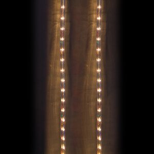 Дюралайт светодиодный трехжильный 13 мм, 9 м, 324 теплые белые LED лампы, контроллер, IP44 Koopman фото 2