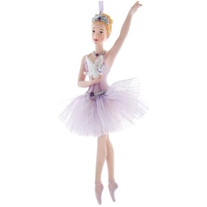 Елочная игрушка Балерина Ноэлль - Лавандовый Вальс 15 см, подвеска Kurts Adler фото 1