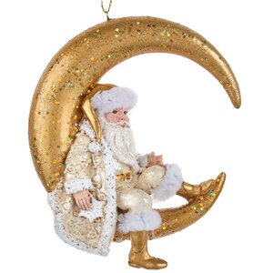 Елочная игрушка Санта Клаус - Christmas Miracles 11 см, подвеска Kurts Adler фото 1