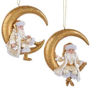 Елочная игрушка Санта Клаус - Christmas Miracles 11 см, подвеска Kurts Adler фото 2