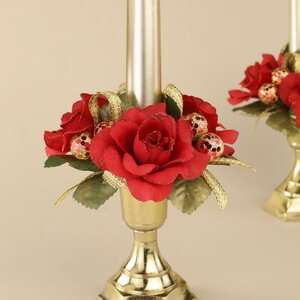 Венок для свечи Розы Dolce Vita 10 см Swerox фото 1