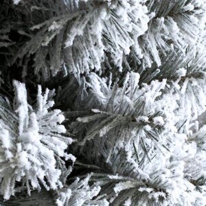 Пристенная искусственная елка Снежана заснеженная 180 см, ПВХ Ели Пенери фото 2