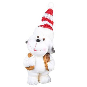 Статуэтка Новогодняя Собака в жилетке 9.5 см Snowmen фото 1