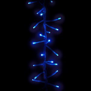 Электрогирлянда Фейерверк Cluster Lights 200 синих микроламп, 2 м, синий ПВХ, соединяемая, IP20 Snowhouse фото 2
