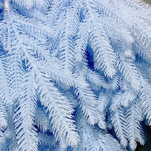 Настольная елка в мешочке Голубая 70 см, ЛИТАЯ 100% Max Christmas фото 3