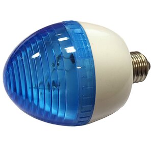 Лампа Стробоскоп LED синяя, Е27 Царь Елка фото 1