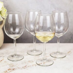 Набор бокалов для белого вина Кристалл 20 см, 4 шт, 430 мл Koopman фото 1