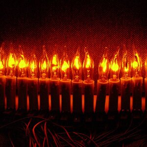 Гирлянда Свечи Мерцающий огонь 20 ламп 5.7 м, зеленый ПВХ, IP20 Snowhouse фото 3