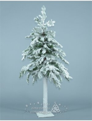 Искусственная елка Аспен заснеженная 150 см, ЛИТАЯ + ПВХ Kaemingk фото 3