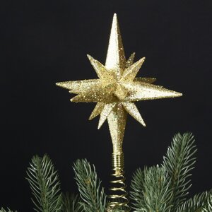 Елочная верхушка Estrella de Diamante 22 см золотая Kurts Adler фото 1